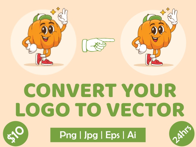 Gig Preview - Professionally convert your logo or artwork to high res vector