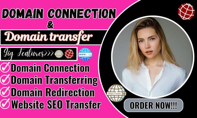 Gig Preview - Connect domain, transfer domain, mask or point domain url, and web hosting