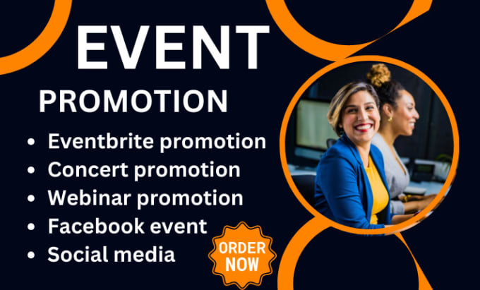 Bestseller - promote eventbrite, webinars, concert, facebook event, event setup