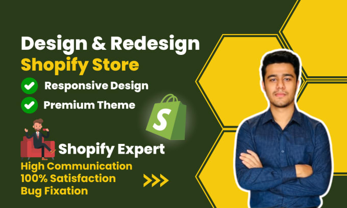 Bestseller - design and redesign shopify store, shopify store design