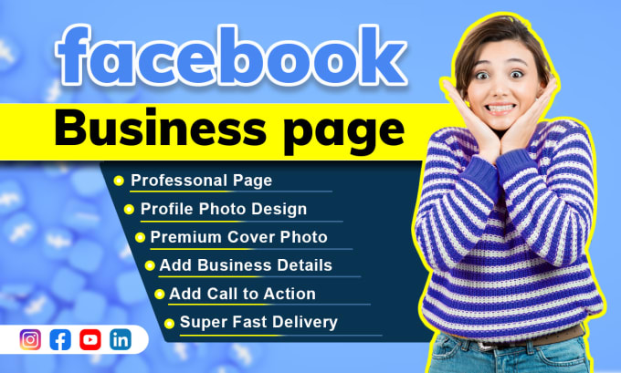 Gig Preview - Do facebook business page create and setup, fan page create, setup social media