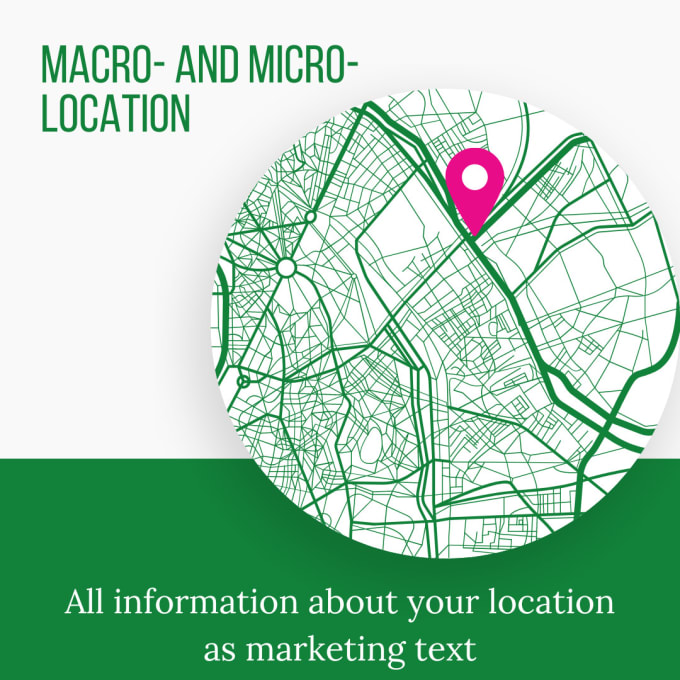 Bestseller - write a macro and microlocation text description for real estate