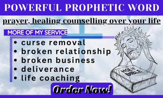 Gig Preview - Give you powerful prophetic word, prayer, healing, counselling for these year