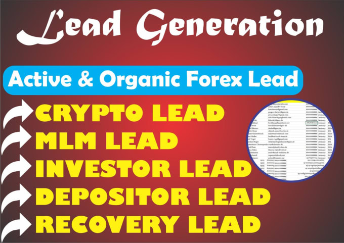 Gig Preview - Generate quality crypto leads mlm leads forex leads nft leads investor leads