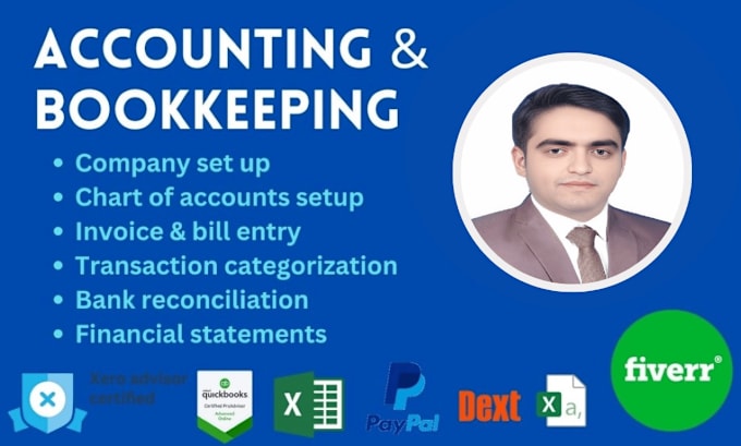 Gig Preview - Do accurate accounting, bookkeeping in quickbooks online with cleanup