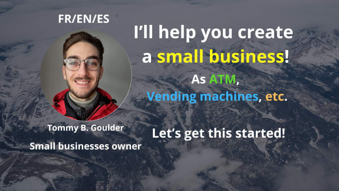 Gig Preview - Help you create a business as amazon seller, vending machines, atm USA canada