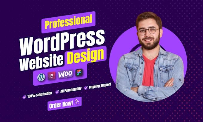 Gig Preview - Do clean and modern wordpress website design and website development