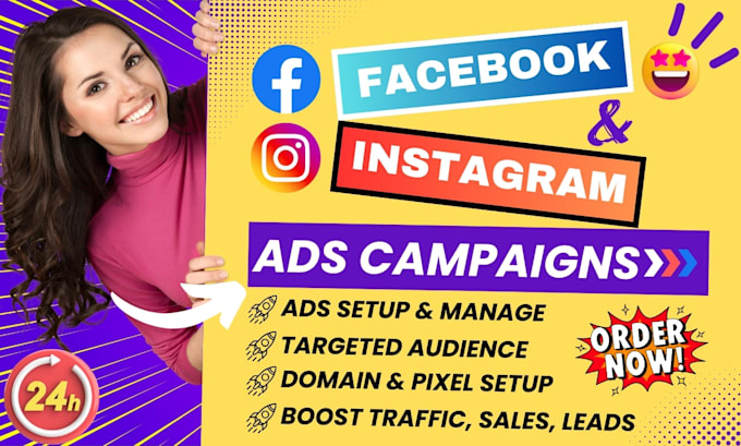 Gig Preview - Do effective facebook instagram ads campaigns expert