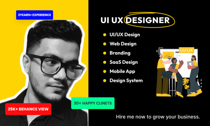 Gig Preview - Do ui ux design for your ui apps , website and dashboard