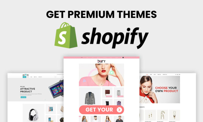 Gig Preview - Customize and install premium shopify themes