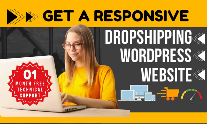 Gig Preview - Build your dropshipping wordpress site