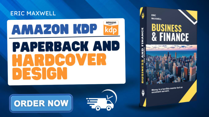 Gig Preview - Do a professional amazon KDP book cover, paperback, and hardcover design