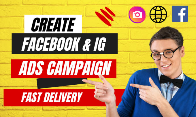 Gig Preview - Setup and run your facebook ads campaign, fb ads, fb marketing, and ig ads