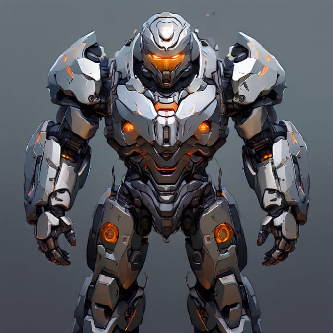 Bestseller - make mecha robot armor character concept