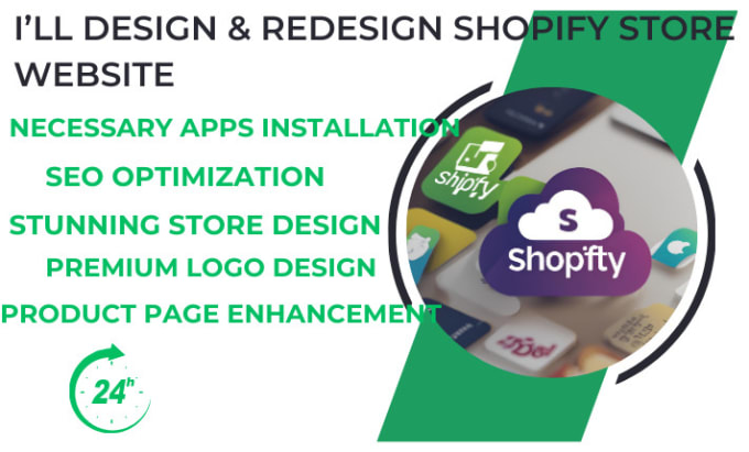 Gig Preview - Design shopify store redesign existing shopify website