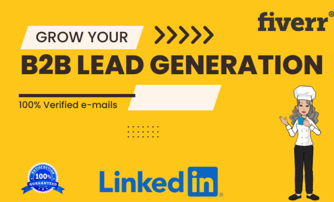 Gig Preview - Do targeted b2b linkedin lead generation email list building database