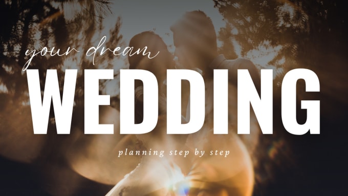 Gig Preview - Be your professional wedding video editor