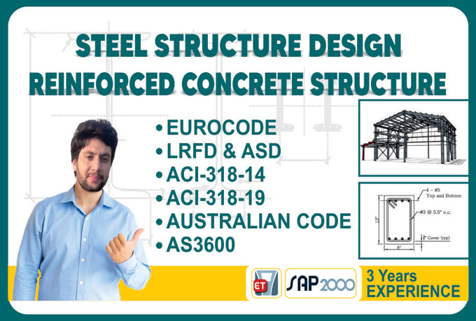 Gig Preview - Tutor reinforced concrete structure, steel structure design