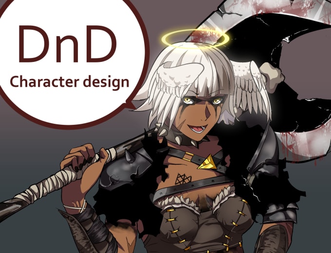 Gig Preview - Draw your character art dnd