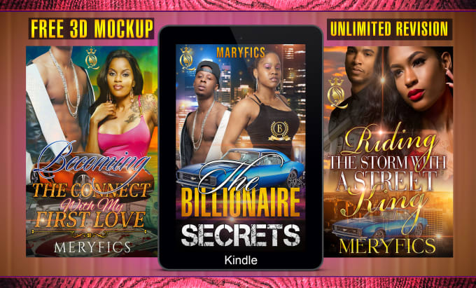 Gig Preview - Create an urban book cover design or erotic romance book cover