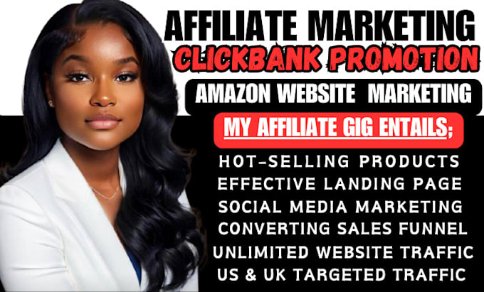 Gig Preview - Boost amazon affiliate sales affiliate marketing link promotion clickbank