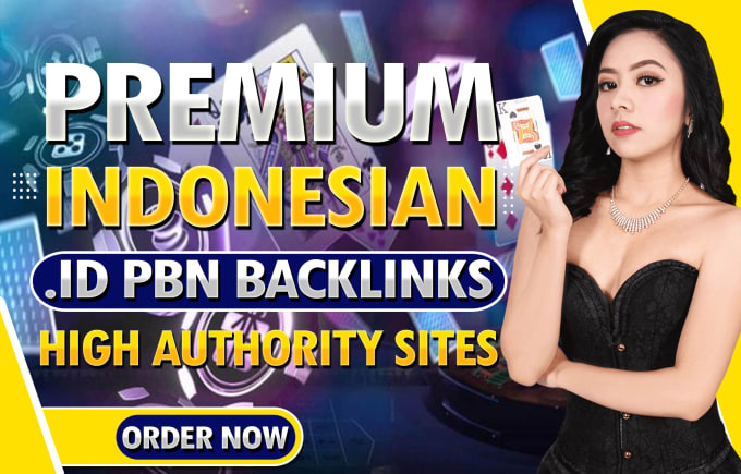 Gig Preview - High da DR indonesian contextual dofollow id backlinks