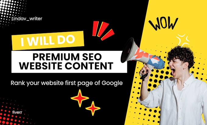 Gig Preview - Do premium SEO website content