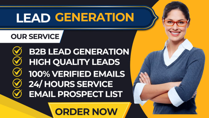 Gig Preview - Linkedin sale navigator b2b lead generation email list building lead gen