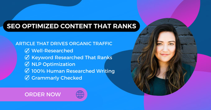 Gig Preview - Write well researched content that drives traffic to blogs