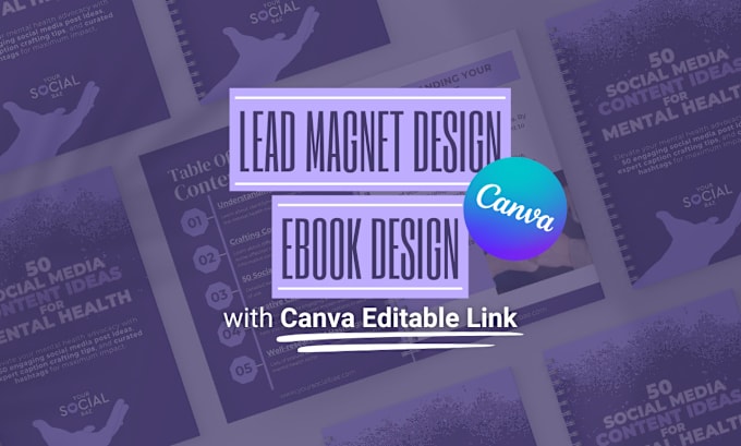 Gig Preview - Create a pdf lead magnet design in canva