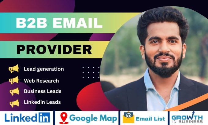 Gig Preview - Do targeted email list b2b lead generation for any industry