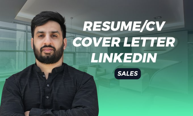 Gig Preview - Write a resume for a sales job