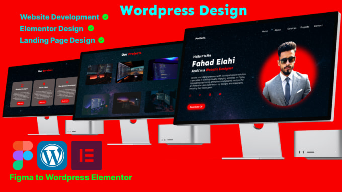 Gig Preview - Design or redesign wordpress website using elementor or convert figma to website