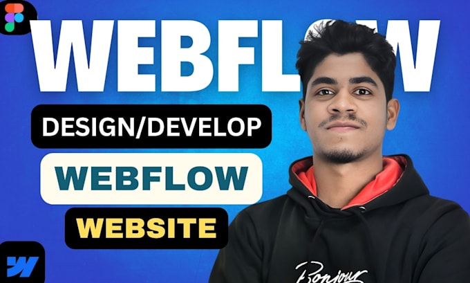 Gig Preview - Design or develop webflow website, webflow expert, figma to webflow