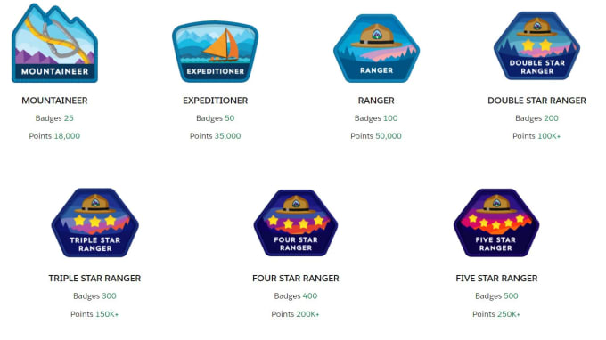 Gig Preview - Do trailhead ranks and badges super badge