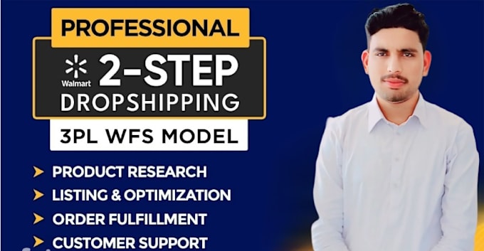 Gig Preview - Do amazon walmart dropshipping , wfs, 2 step dropshipping