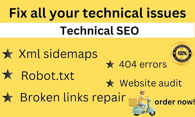 Gig Preview - Create best xml sidemap, 404 errors,robots txt for your site