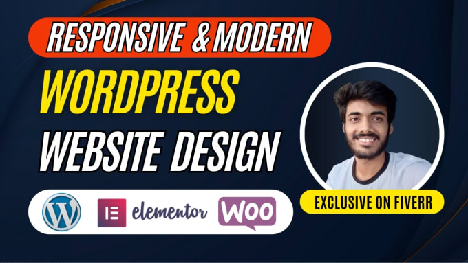 Bestseller - design responsive modern wordpress website and setup blog website