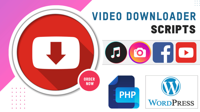 Gig Preview - Make yt, insta , fb and tiktok video downloader php script