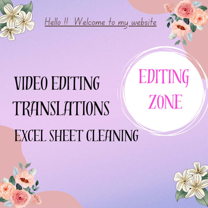 Bestseller - do excel sheet cleaning ,video editing