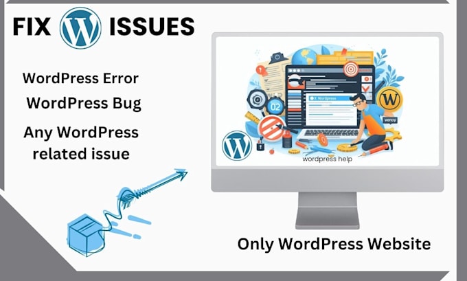 Gig Preview - Fix wordpress website errors, wordpress issues, bugs