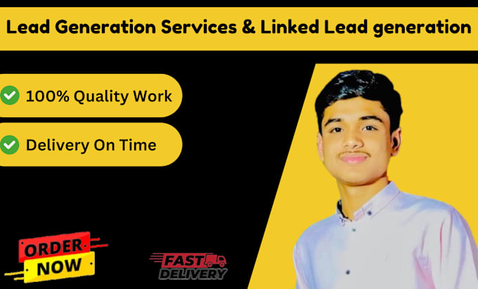 Gig Preview - Do lead generation services and linkedin lead generation