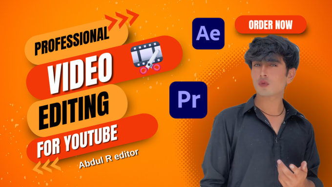 Gig Preview - Do professional youtube video editing in 24 hours