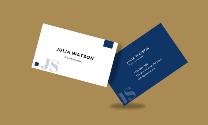 Gig Preview - Design custom business card in canva