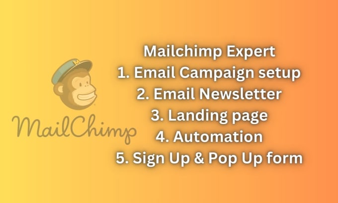 Gig Preview - Be your mailchimp expert email campaign email tamplates