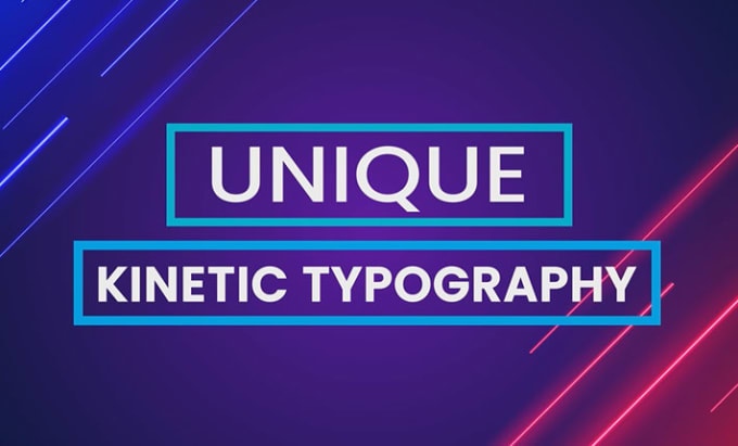 Gig Preview - Create kinetic typography, text animation by after effects