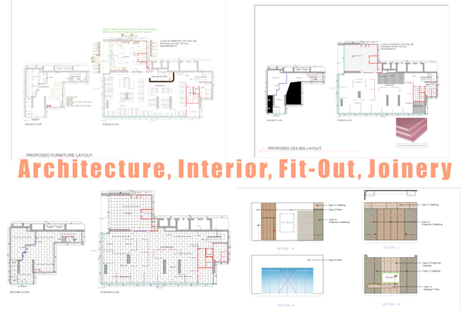 Gig Preview - Do architecture, interior, fitout, joinery and shop drawing