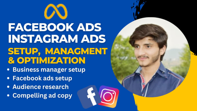 Gig Preview - Be your professional facebook meta and instagram ads manager