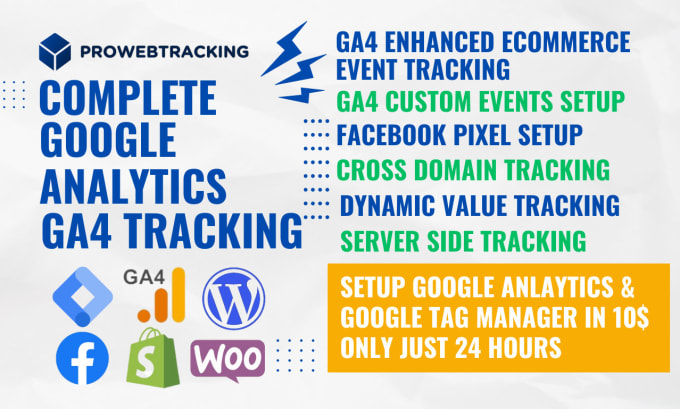 Bestseller - setup google analytics ga4 ecommerce event tracking in 24hrs via tag manager