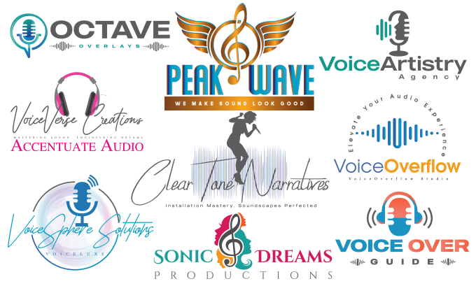 Gig Preview - Design voice over logo for your business